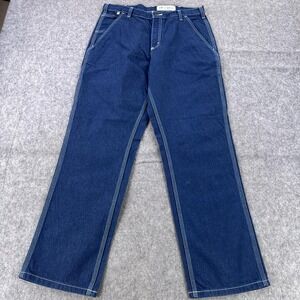 Carhartt FR Jeans Mens 34x32 Blue Flame Resistant Utility Work Denim 290-83